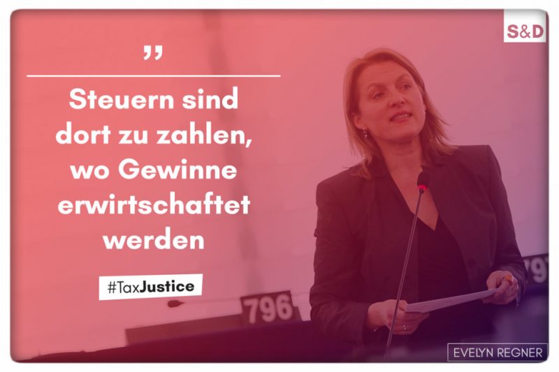 Regner zu Country-by-Country Reporting: Fordere Transparenzpflicht für Gewinne und Steuern multinationaler Konzerne