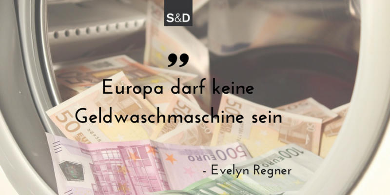 Regner: Europa darf keine Geldwaschmaschine sein