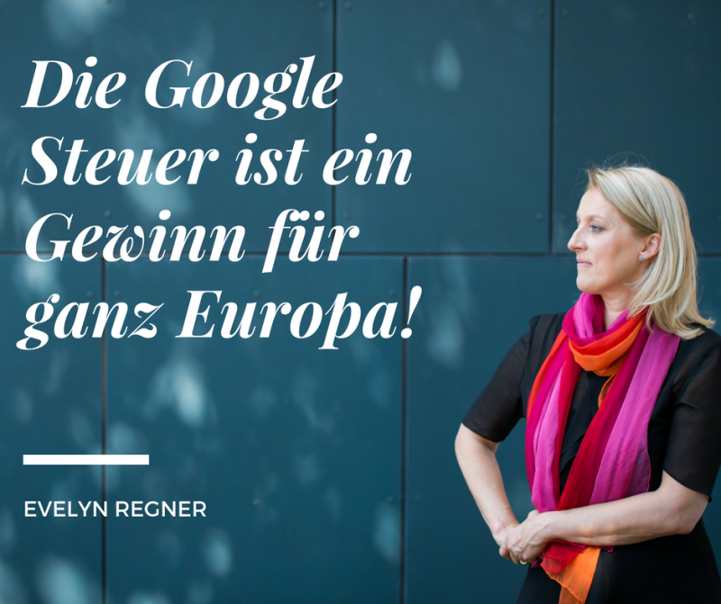 Regner: Google-Steuer ist ein Gewinn für ganz Europa