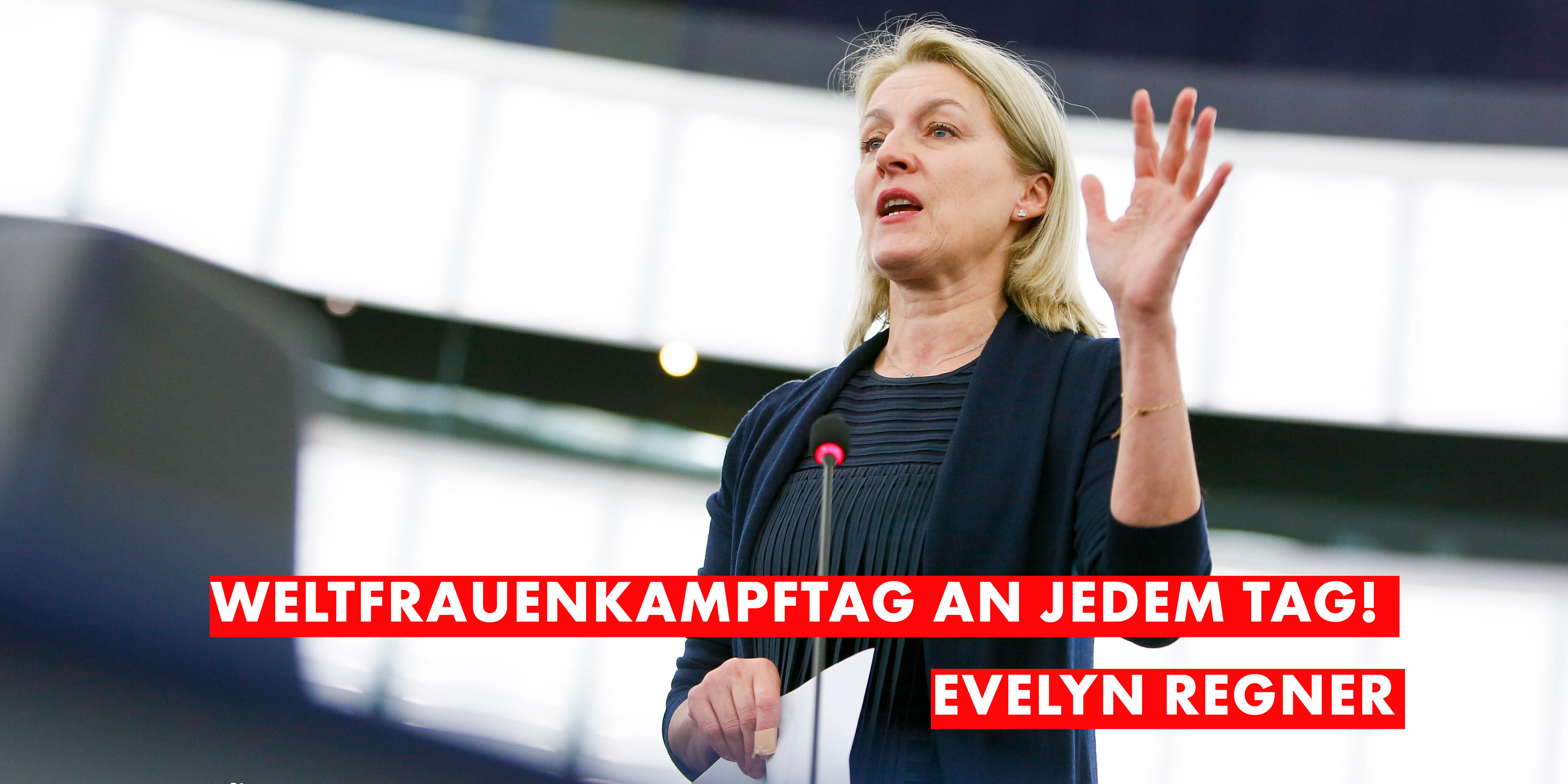 Regner Zum Weltfrauenkampftag Frauen Verdienen Mehr Evelyn Regner 0136