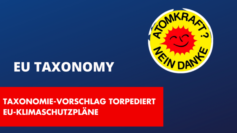 Regner/Sidl: Taxonomie-Vorschlag torpediert EU-Klimaschutzpläne