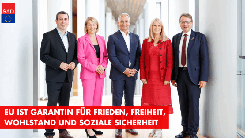 SPÖ-EU-Delegation zum Europatag: EU ist Garantin für Frieden, Freiheit, Wohlstand und soziale Sicherheit
