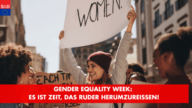 Gender Equality Week: Es ist Zeit, das Ruder herumzureißen!