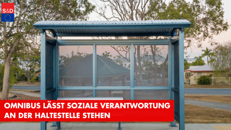 Omnibus lässt soziale Verantwortung an der Haltestelle stehen