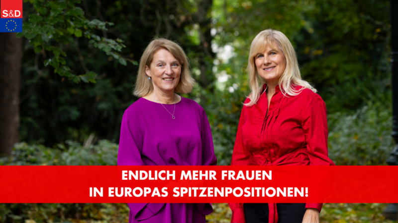 Endlich mehr Frauen in Europas Spitzenpositionen!