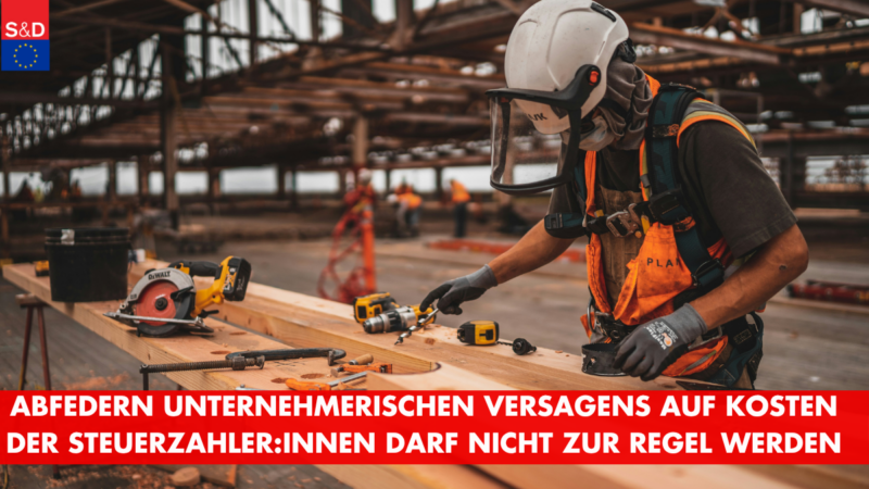 EU steht in der Krise fest an der Seite von Arbeitnehmer:innen!